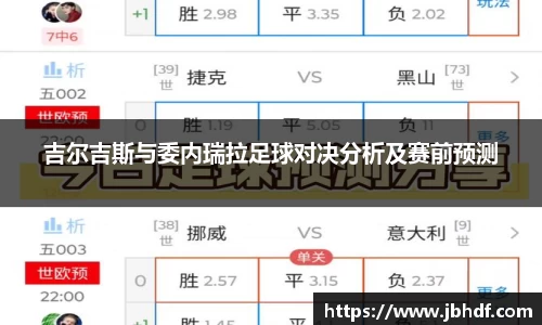 吉尔吉斯与委内瑞拉足球对决分析及赛前预测